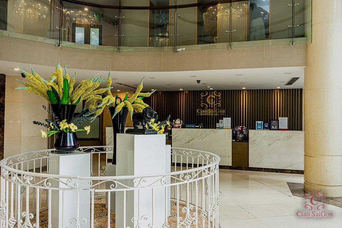 Lobby of Ciao Saigon Hotel & Spa