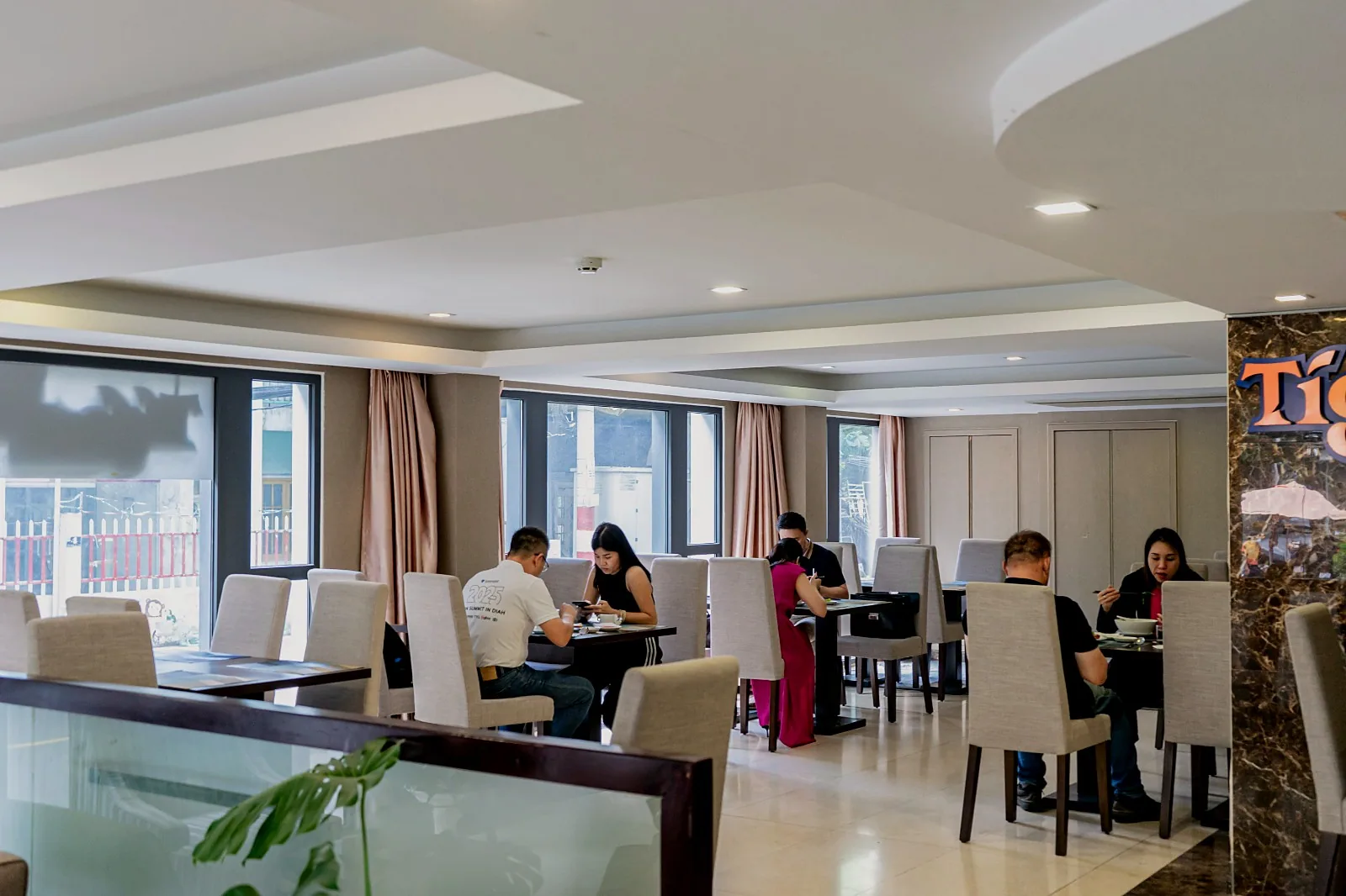 Indoor dining area of Ciao Restaurant